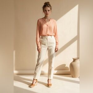 The Limited semi sheer blouse